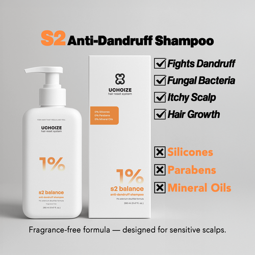 S2 Balance Anti-Dandruff Shampoo | 1% Selenium Disulfide Treatment