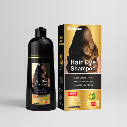 Fruit-scented hair color shampoo with argan oil and ginseng