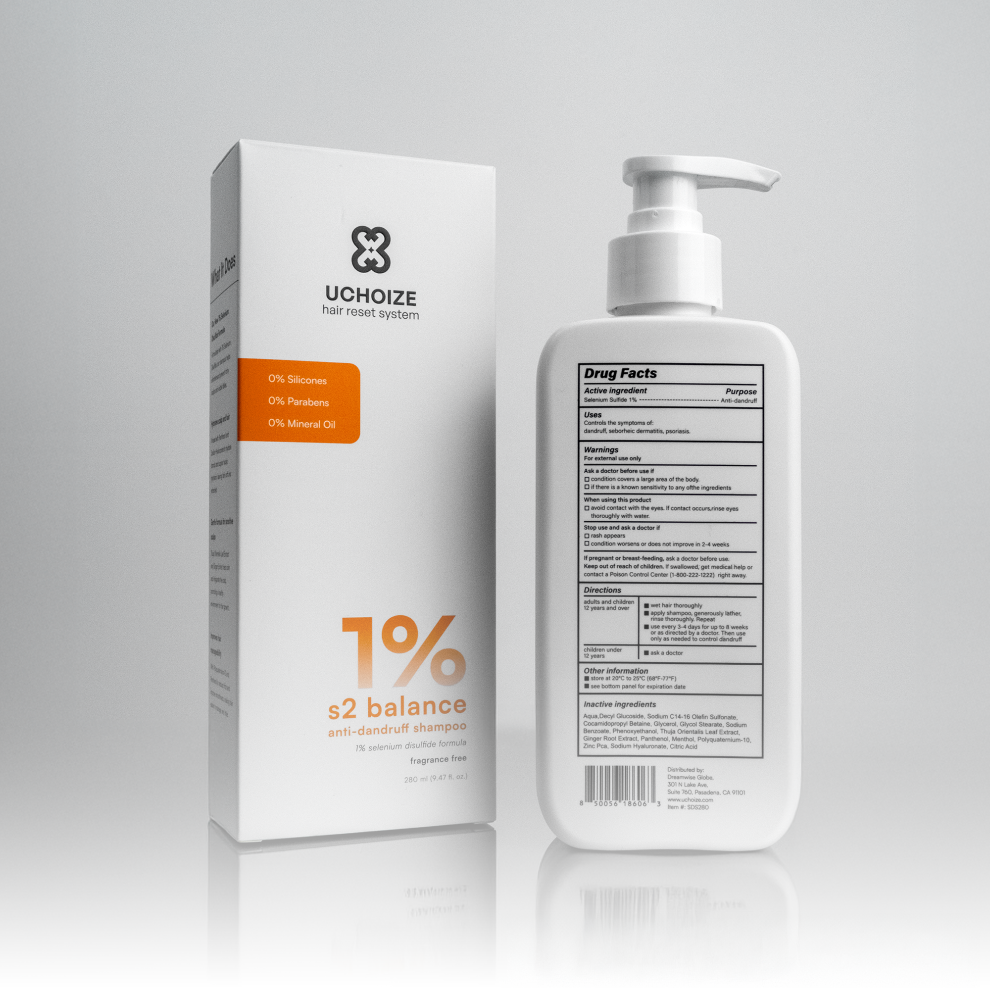 S2 Balance Anti-Dandruff Shampoo | 1% Selenium Disulfide Treatment
