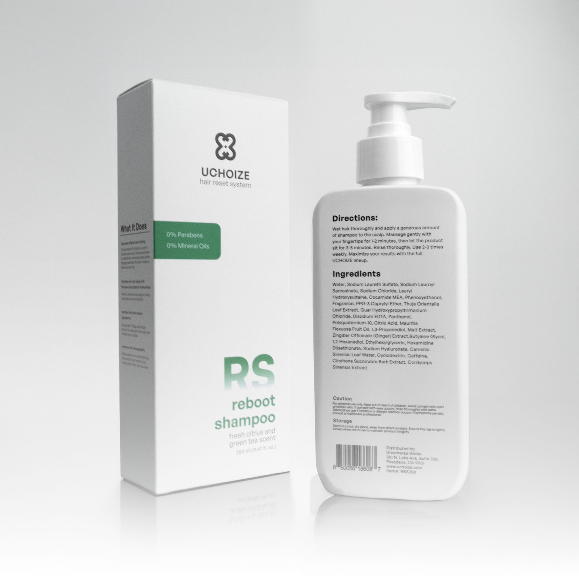 RS Reboot Clarifying Shampoo | Citrus & Green Tea Reset