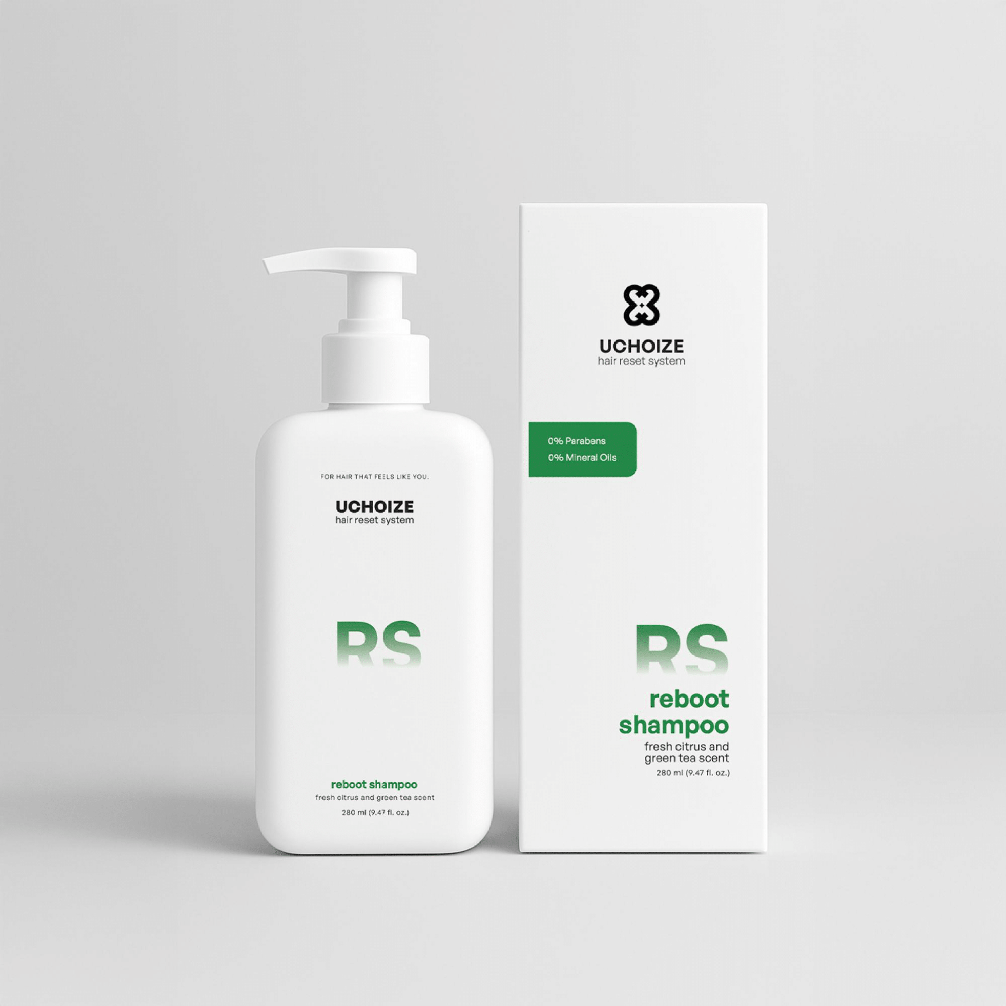 RS Reboot Clarifying Shampoo | Citrus & Green Tea Reset